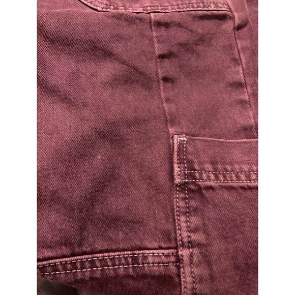 BDG Urban‎ Outfitters Kate High Waisted Baggy Cargo Jean Plum Women Size 24 - Picture 8 of 9